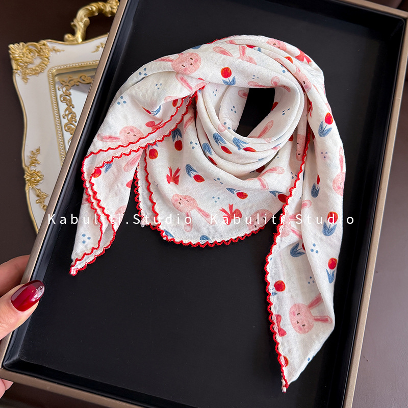 Cotton Linen Square Scarf  58  - огляд і ціна Head Wrap Turban