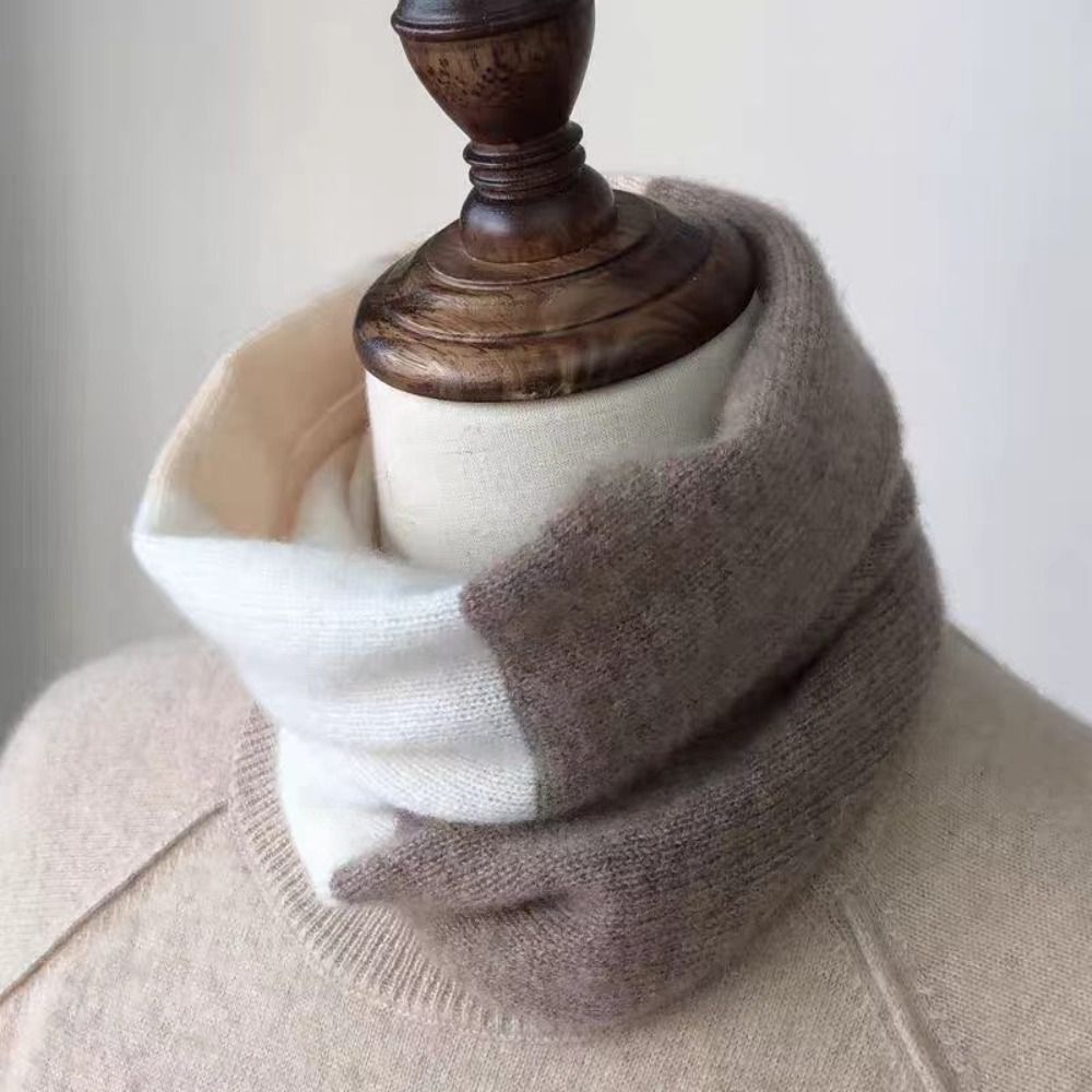Soft Splicing Color Infinity S - огляд і ціна Infinity Scarf Knit