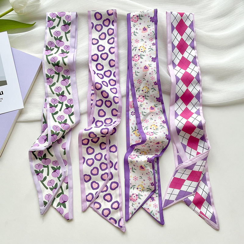 New Luxury Narrow Short Woman' - огляд і ціна Silk Neck Scarf