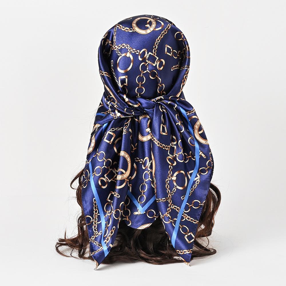 90cm Satin Square Scarf Women  - огляд і ціна Scarf Silk Square
