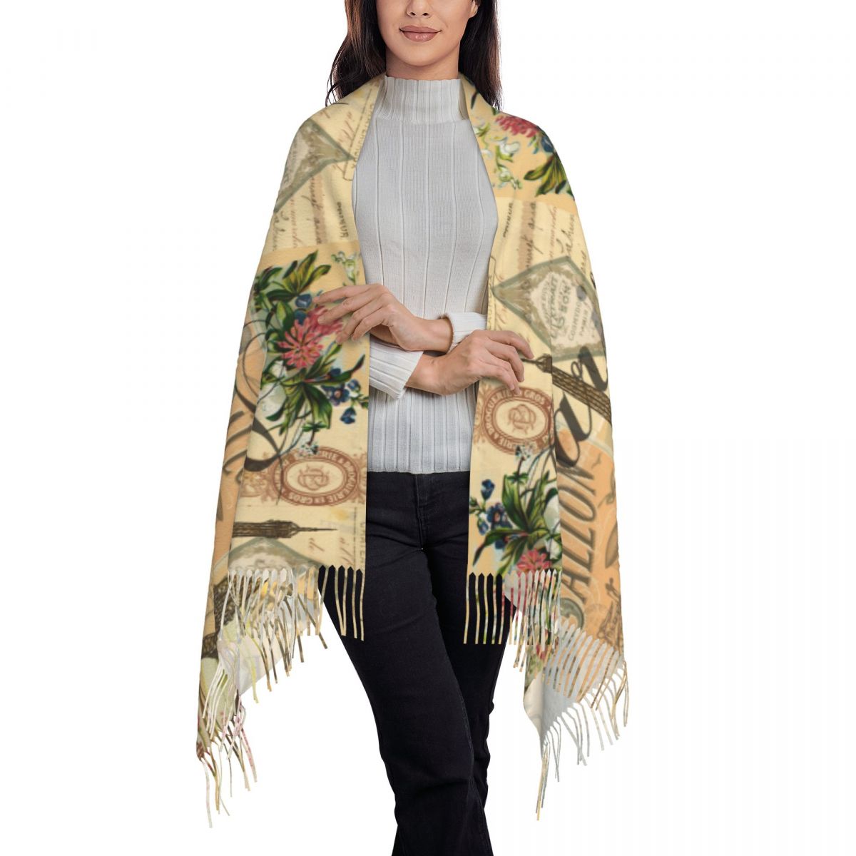 Shawl Wrap Women Winter Large  - огляд і ціна Pashmina Wrap Large